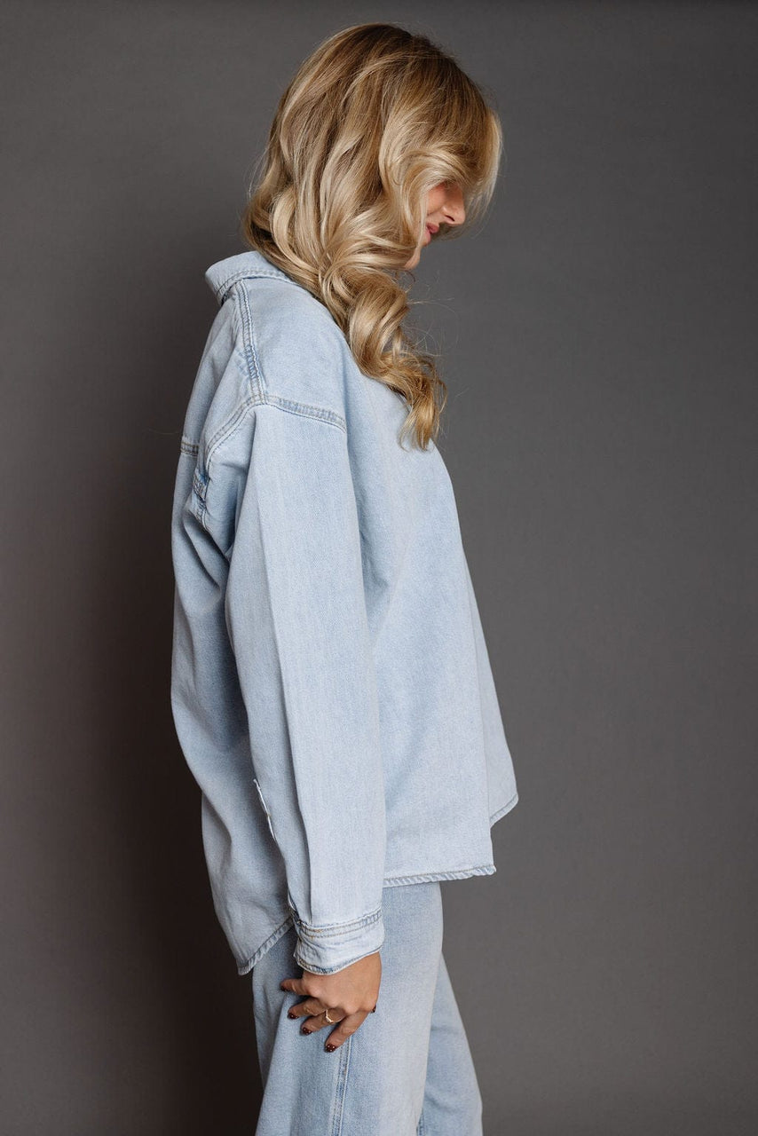 Lalia Shirt in L. Denim