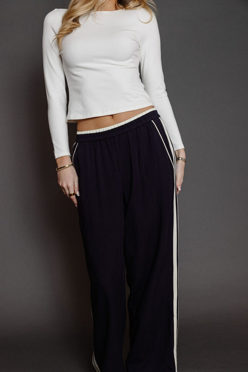 Luciana Track Pant in Midnight