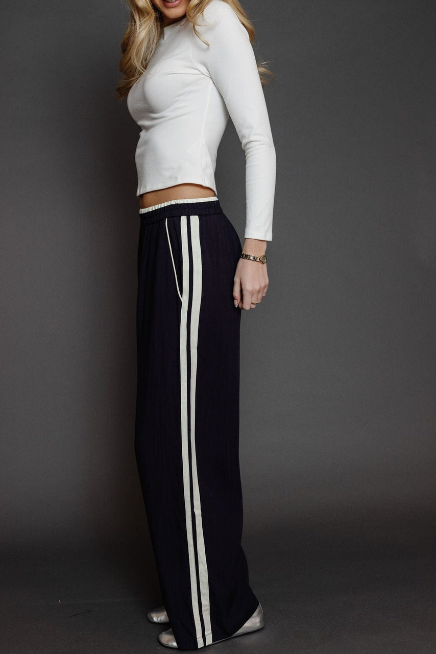 Luciana Track Pant in Midnight