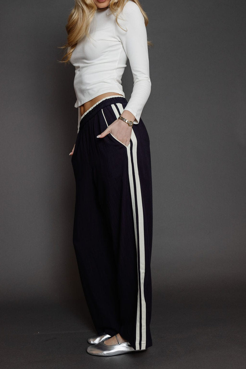 Luciana Track Pant in Midnight