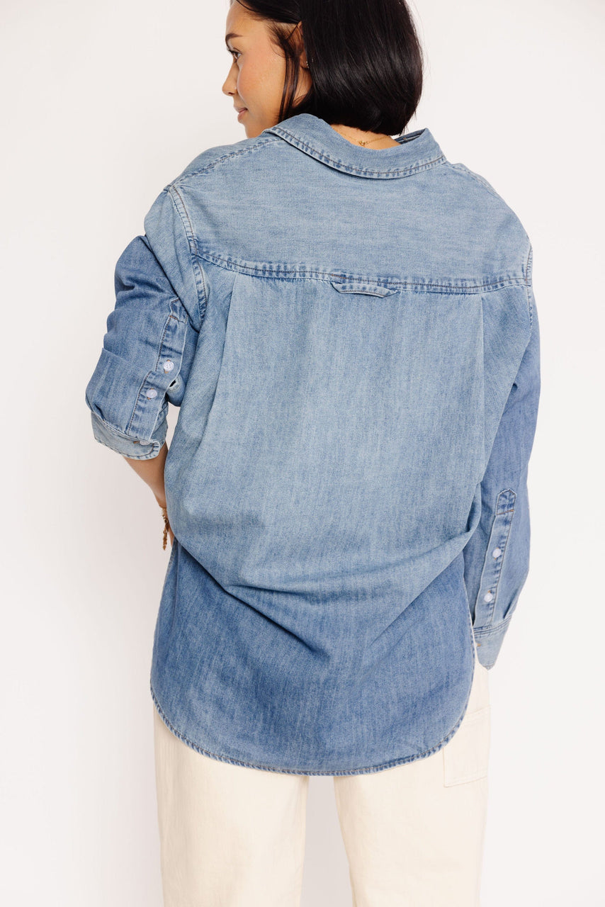 Agoura HIlls Shirt in Washed Denim