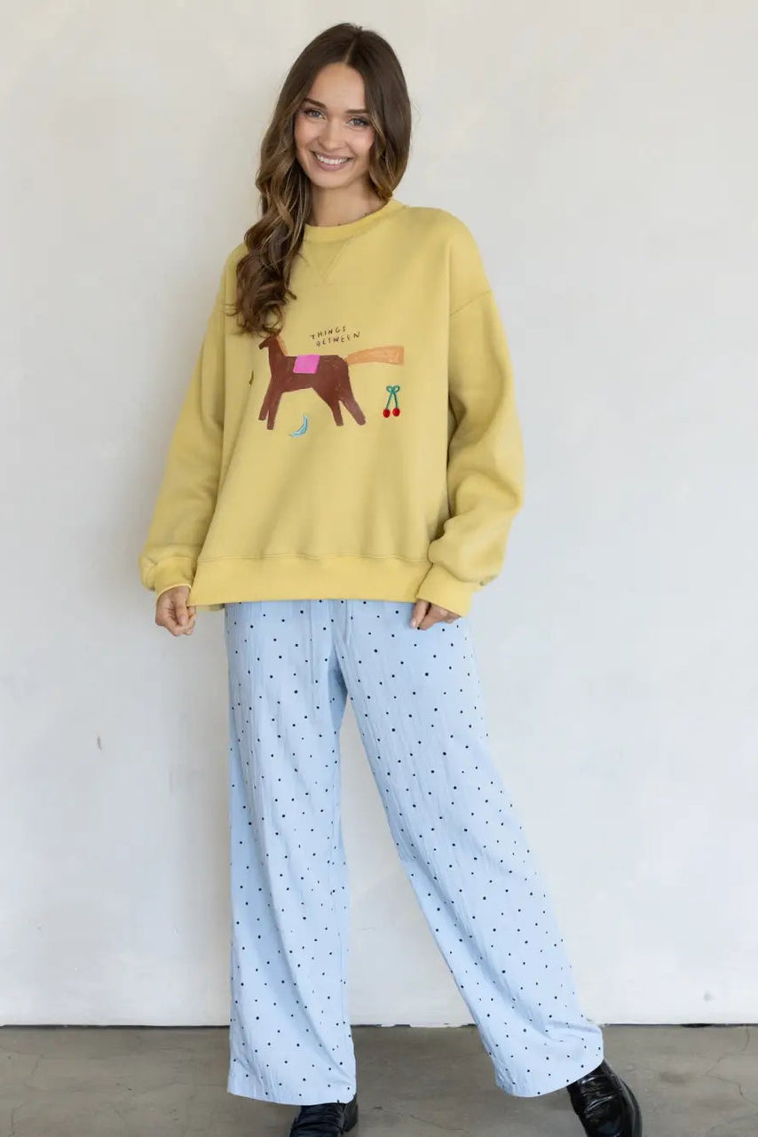 Angelista Lounge Pant in Light Blue
