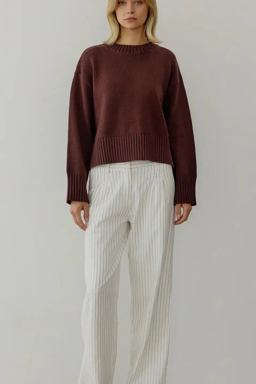 Asher Sweater in Brown