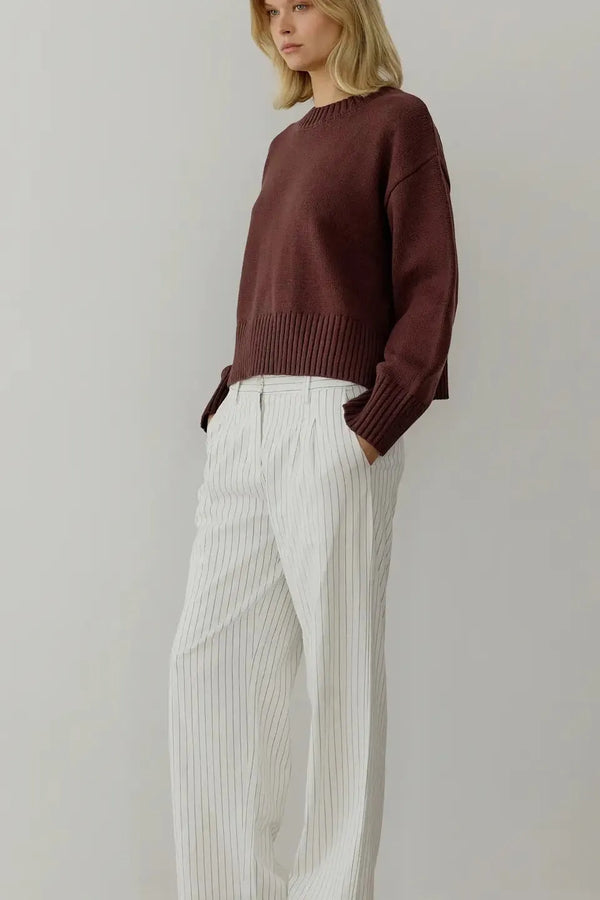 Asher Sweater in Brown