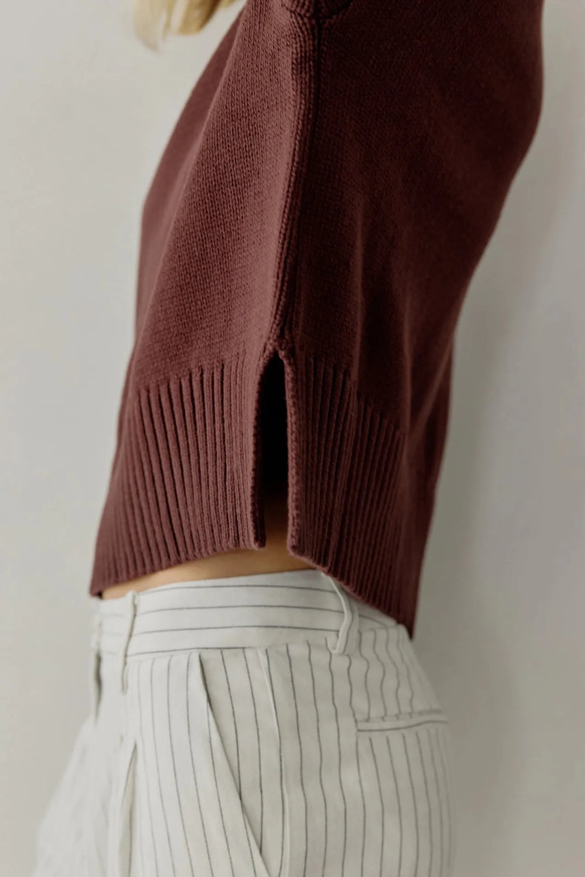 Asher Sweater in Brown