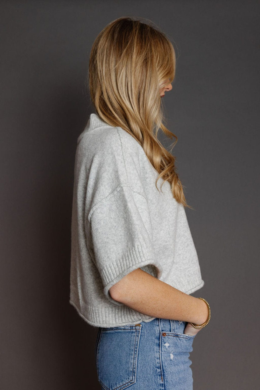 Freddy Sweater in Heather Grey