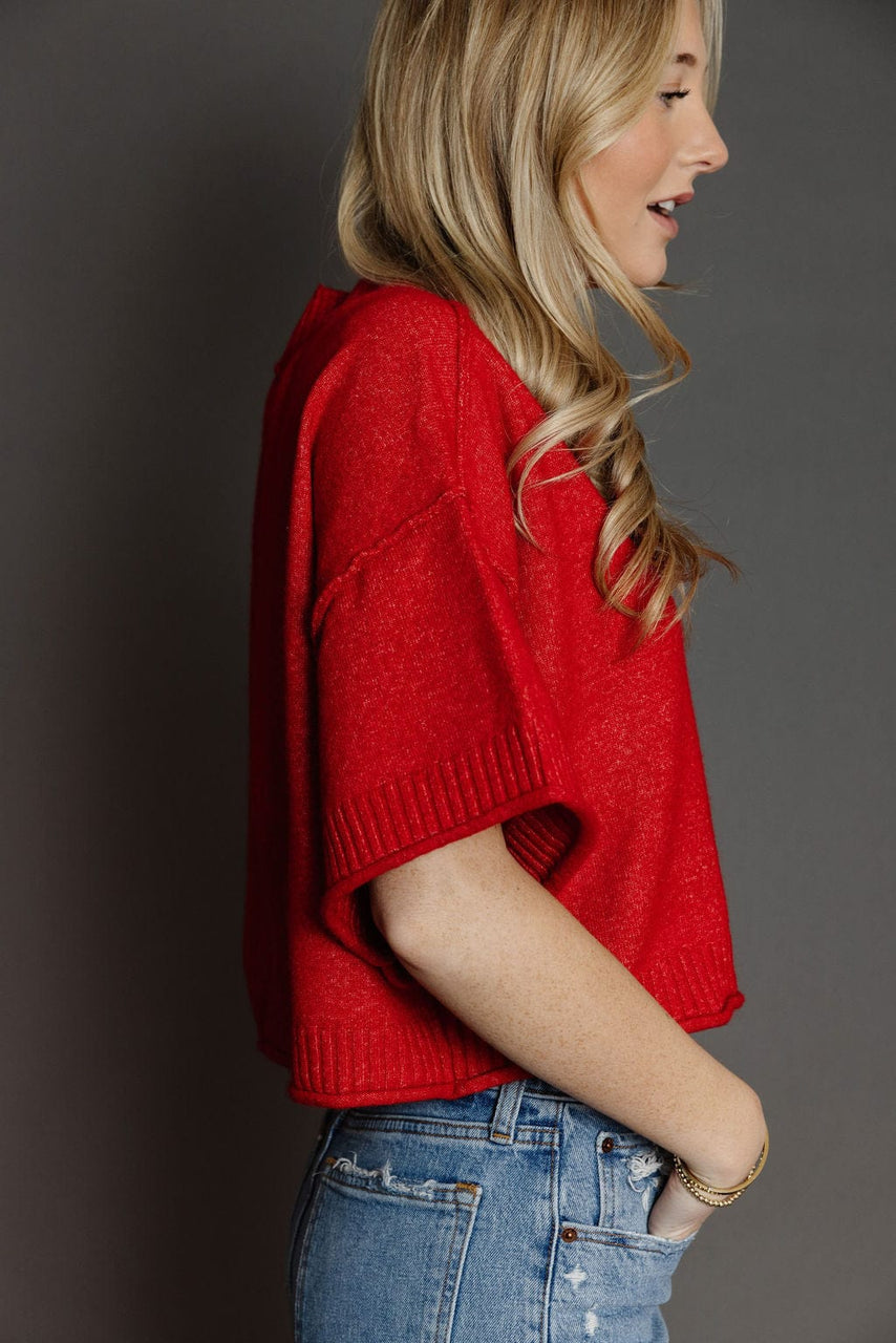 Freddy Sweater in Red