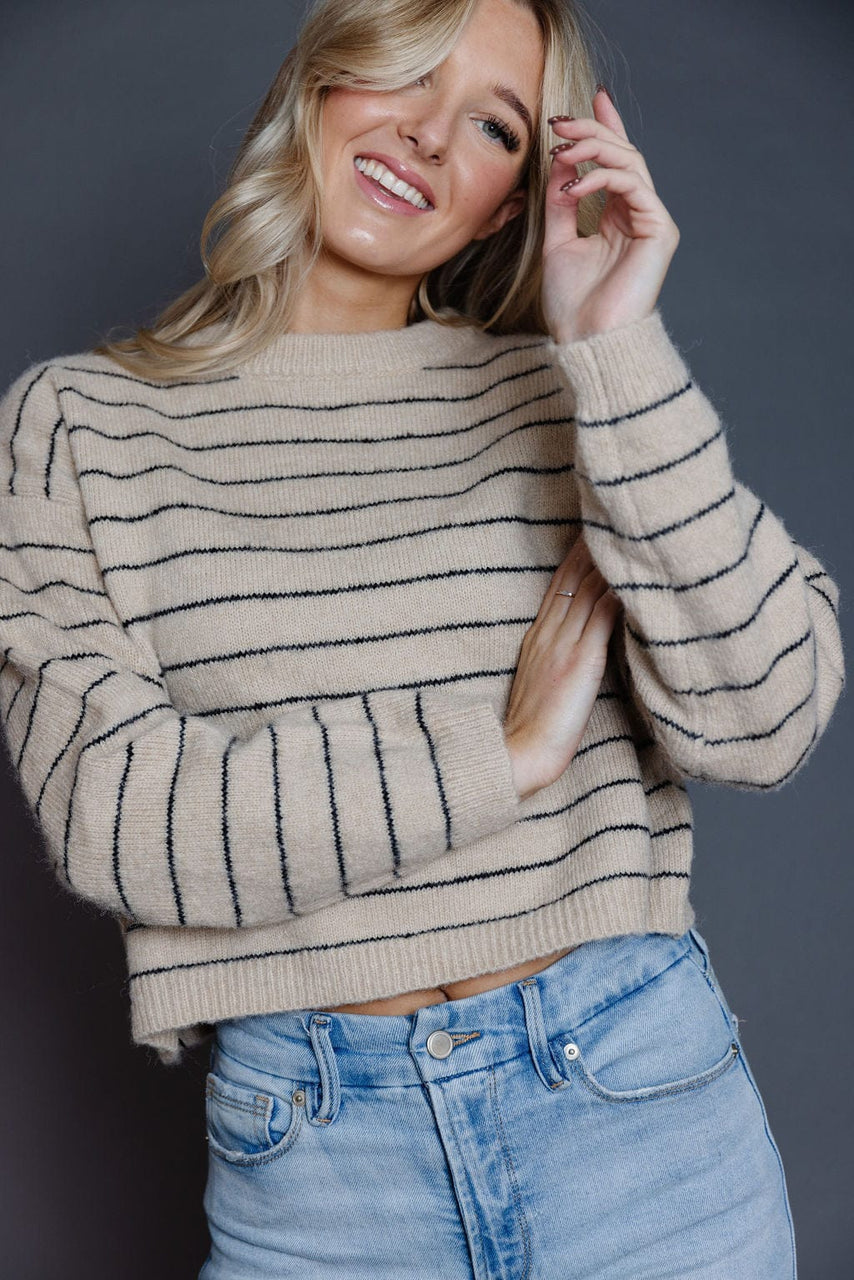 Meara Sweater in Greige