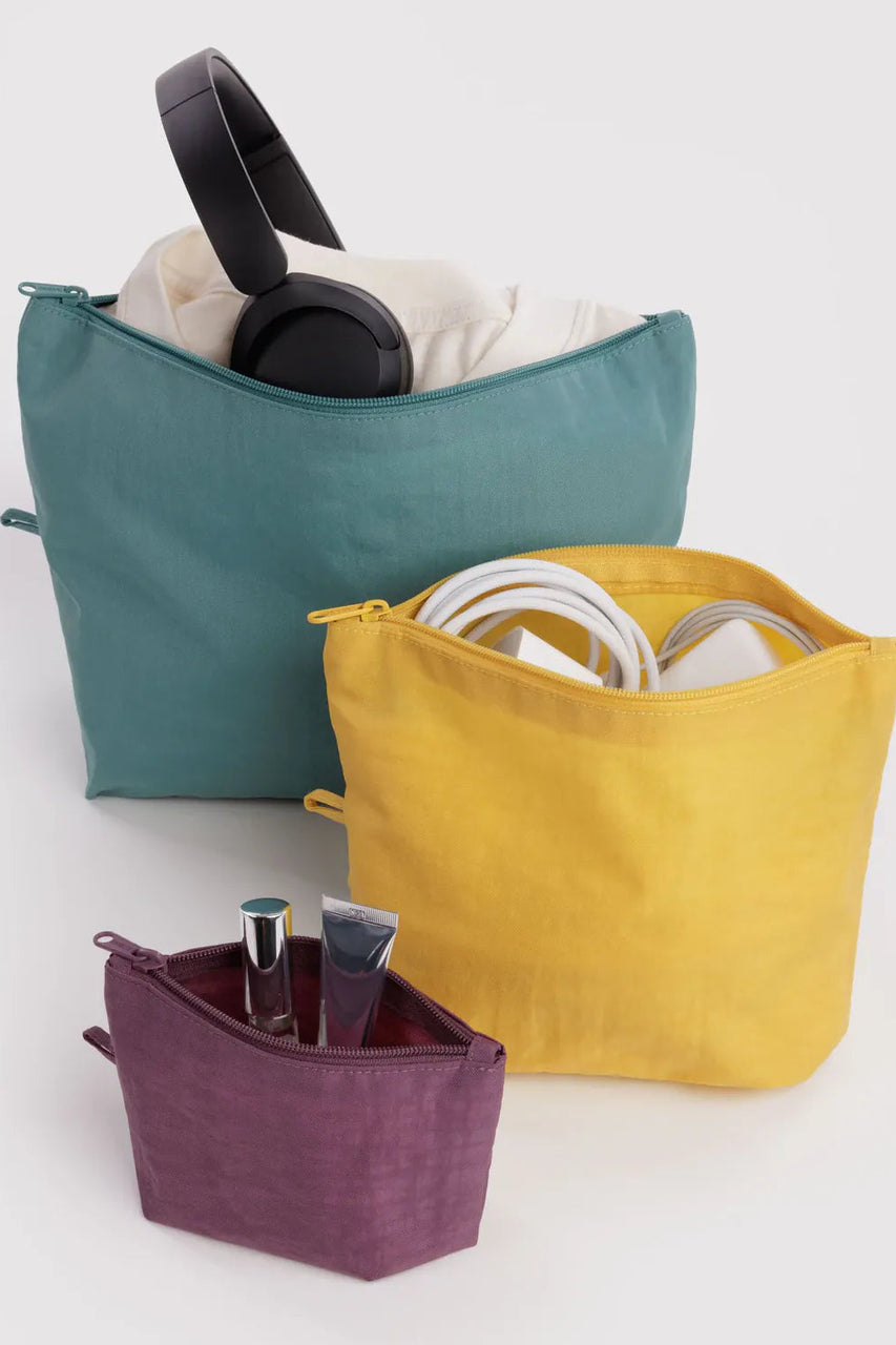 Baggu Go Pouch Set in Jewel Mix
