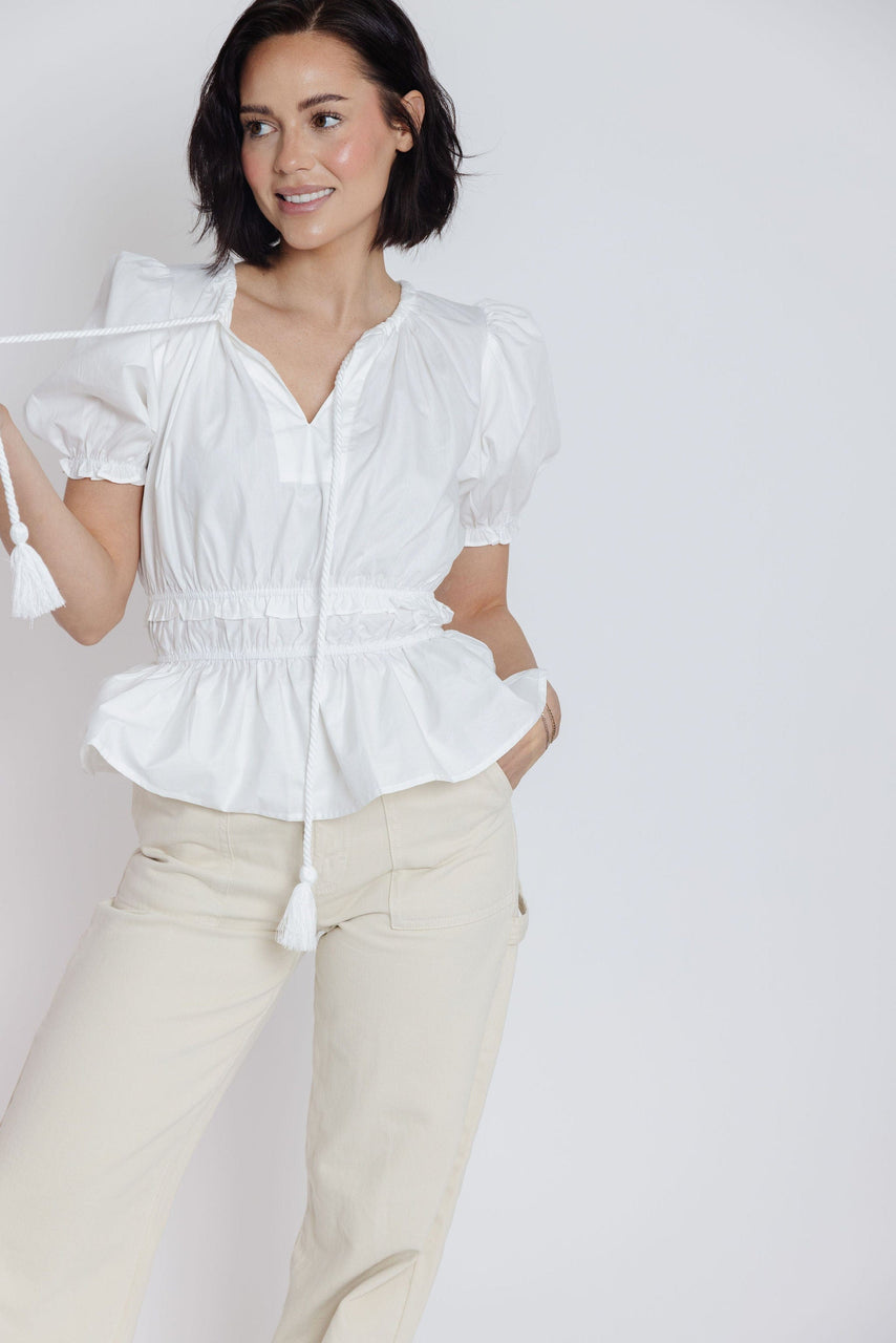 Beau Blouse in White