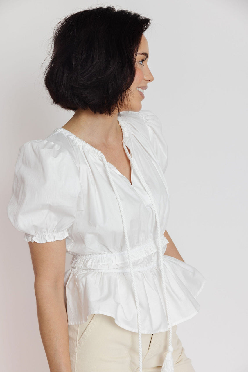 Beau Blouse in White