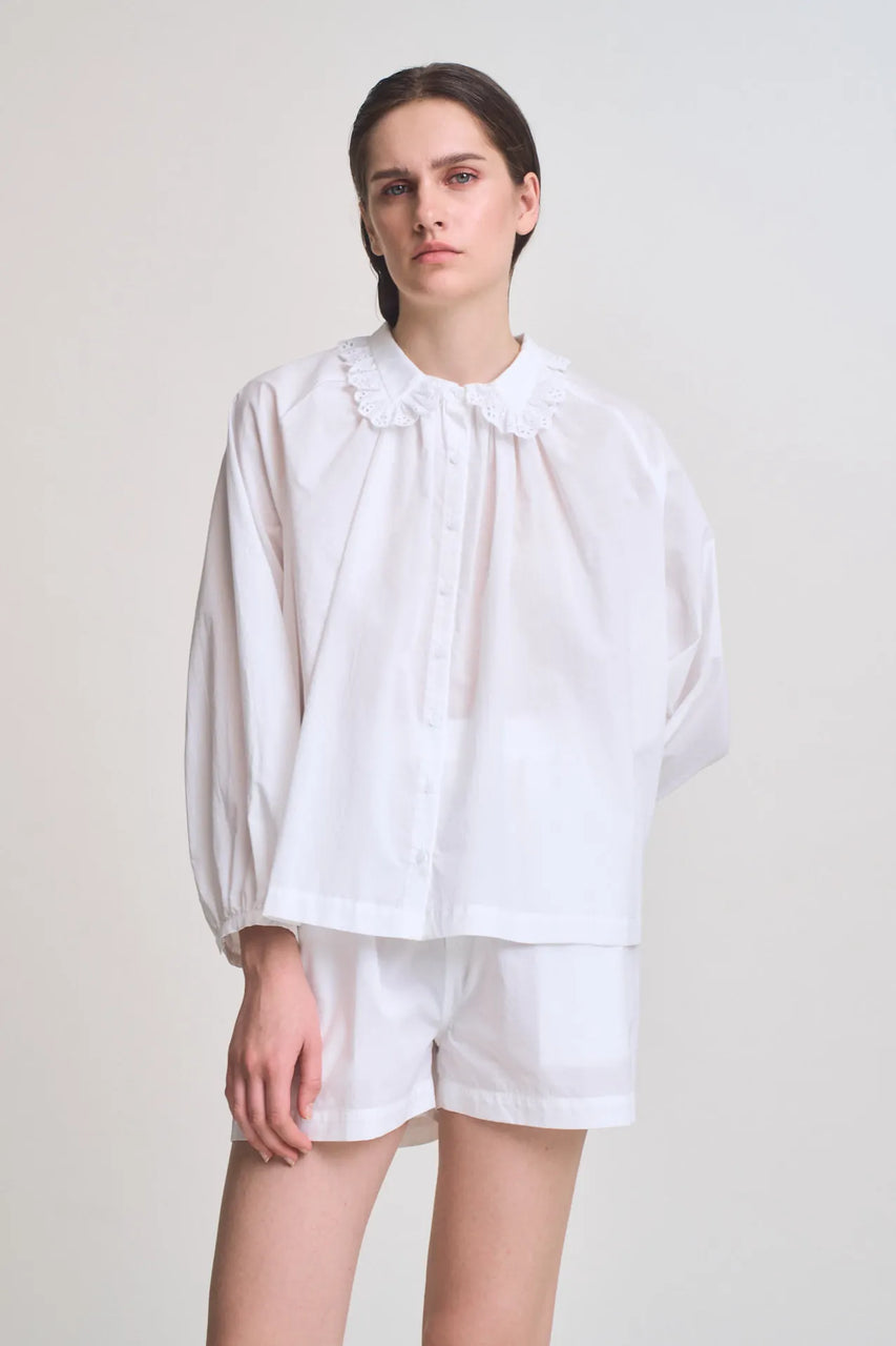 Booker Blouse in Off White