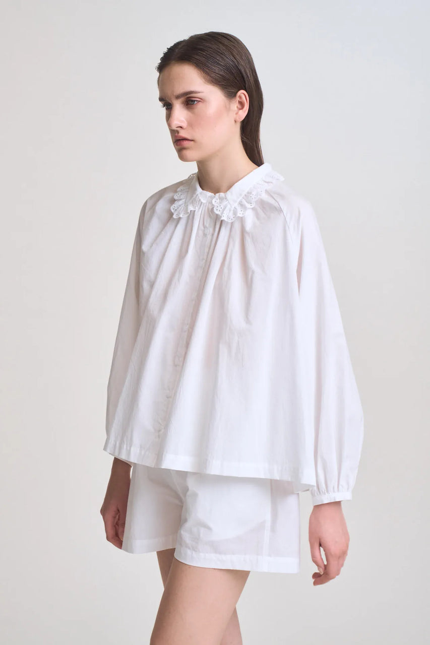 Booker Blouse in Off White