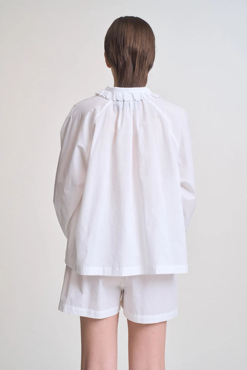 Booker Blouse in Off White