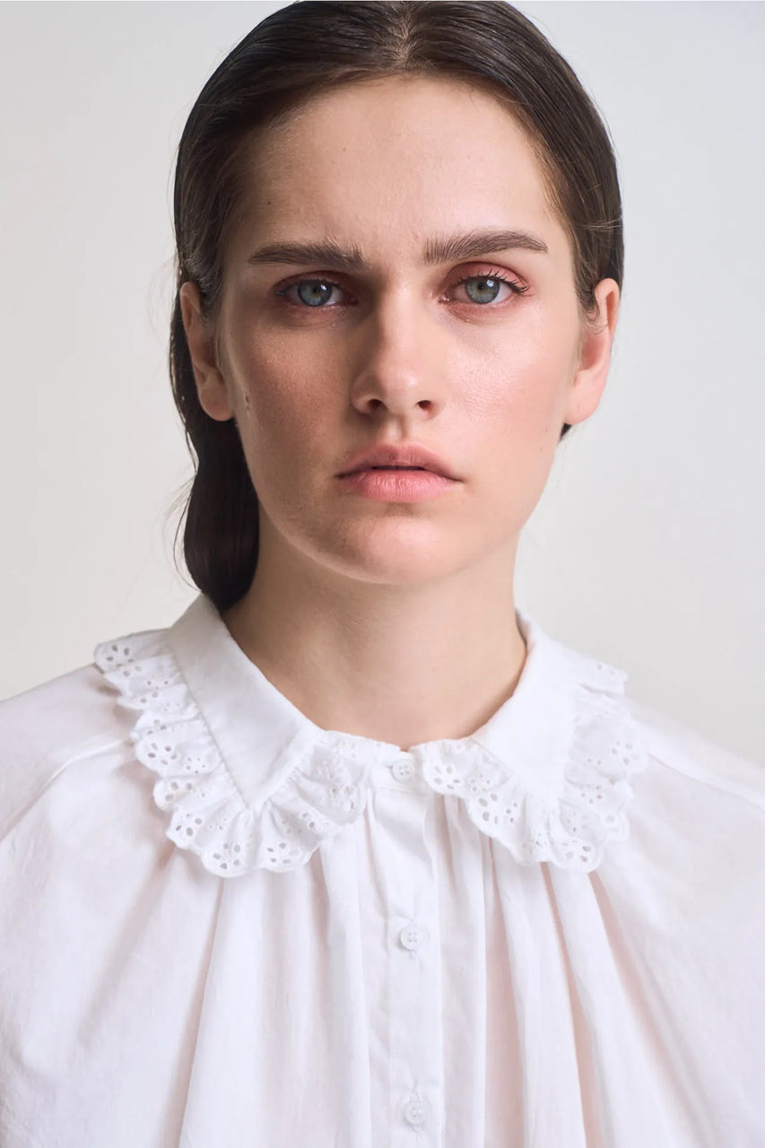 Booker Blouse in Off White