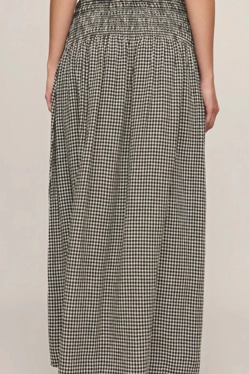 Brooke Skirt in Black Gingham