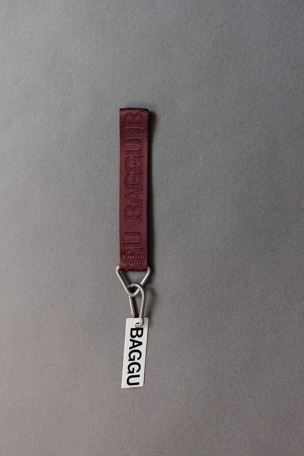 Baggu Logo Keychain Mahogany