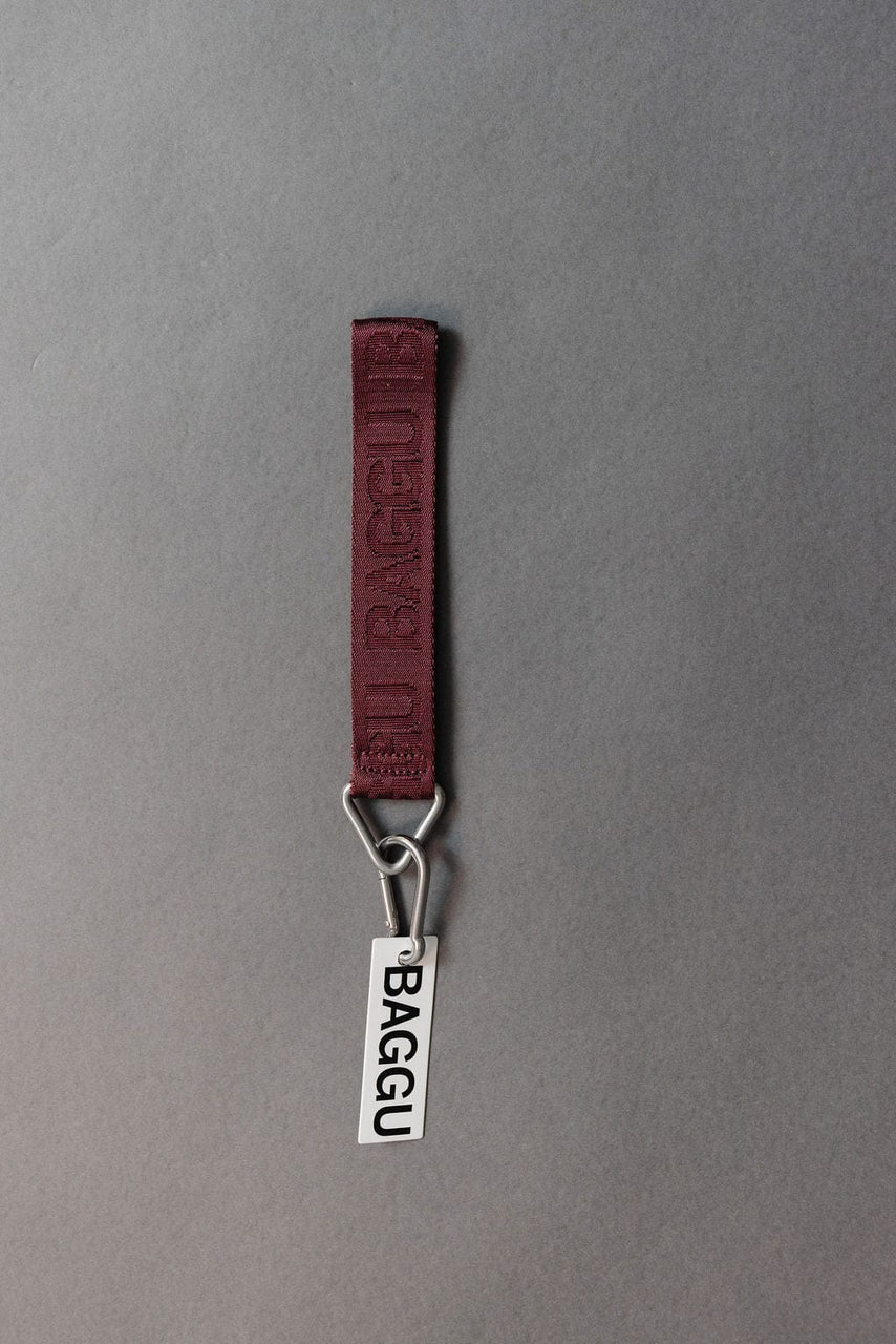 Baggu Logo Keychain Mahogany