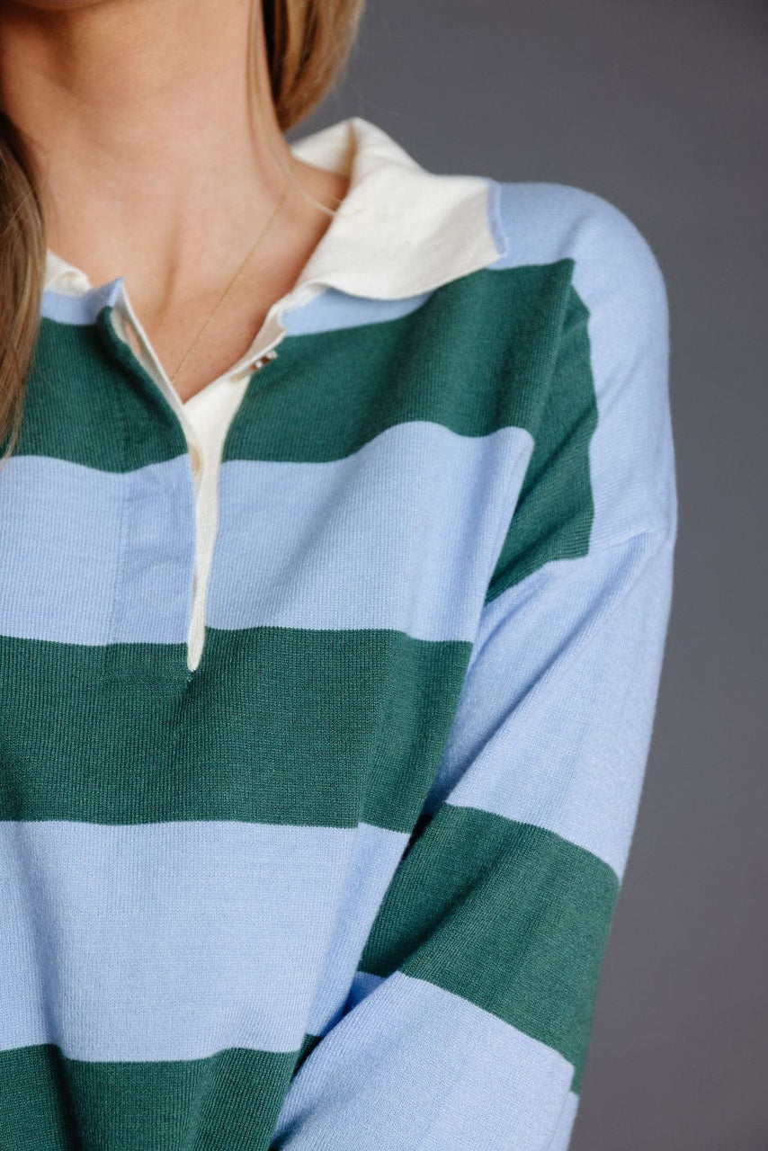 Carolyn Tee in Blue/Green