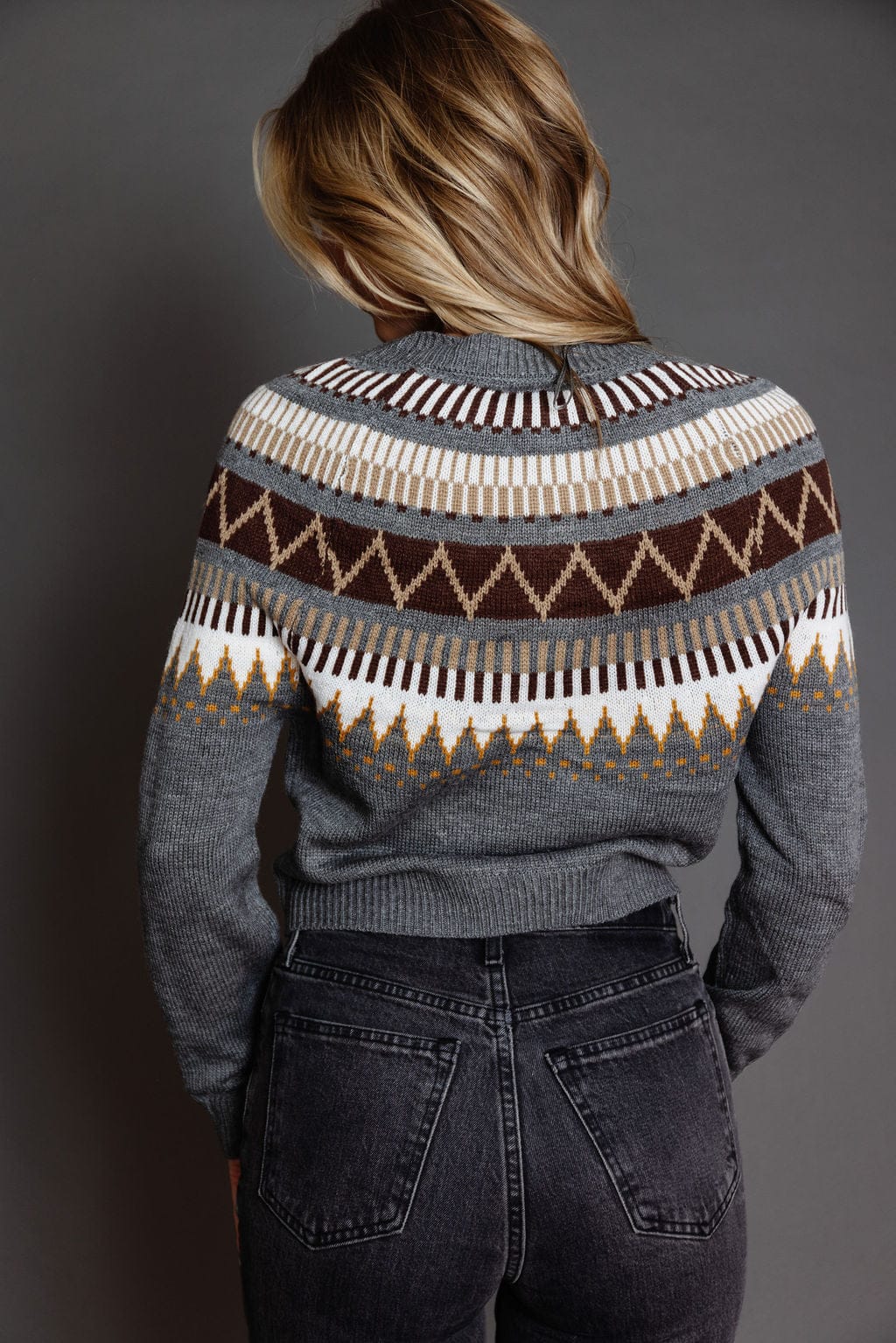 Ghene Cardigan in Grey – Soel Boutique