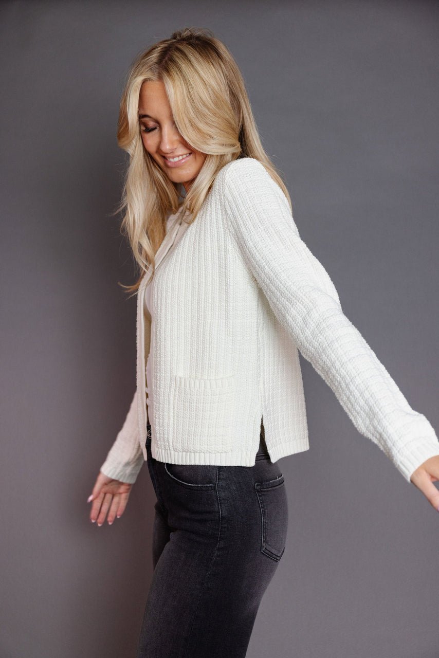 Irene Cardigan in Ivory