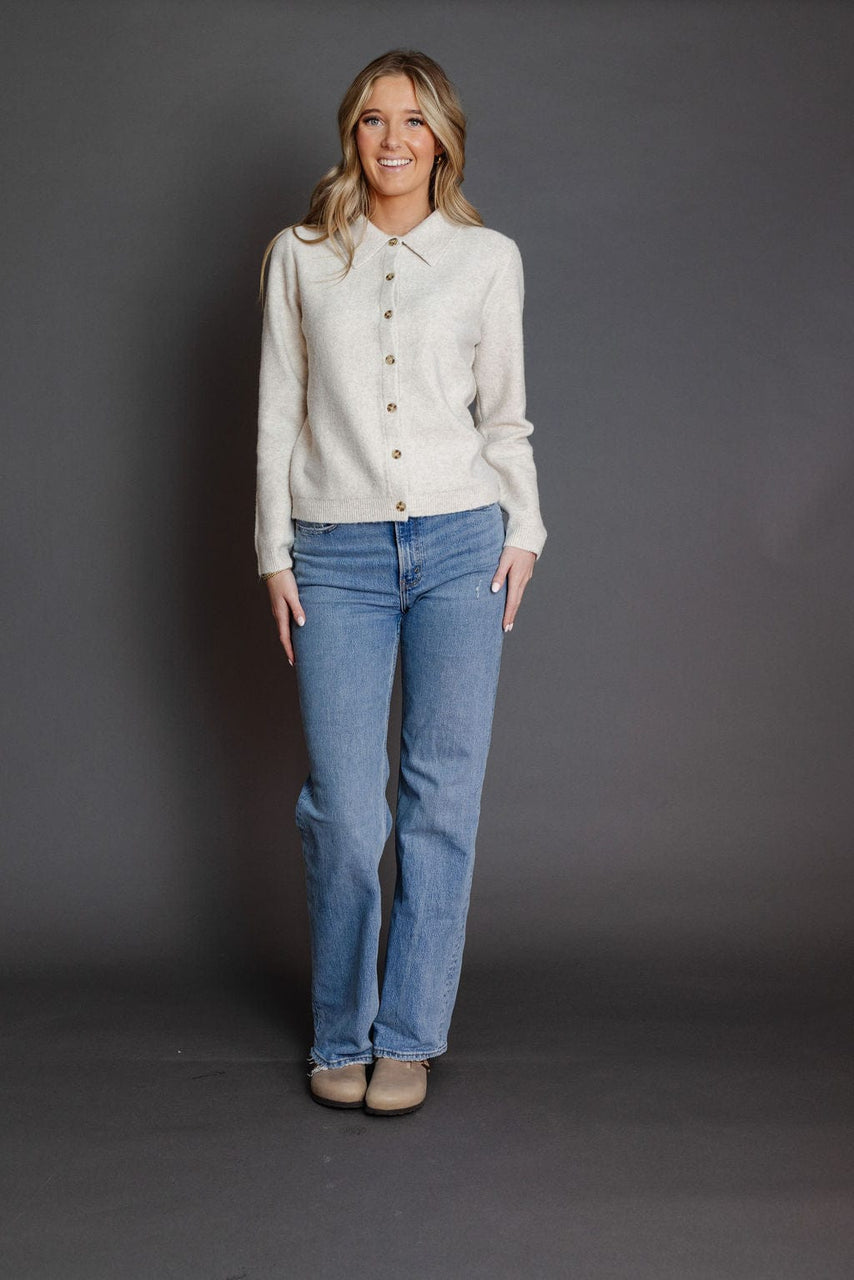 Parley Cardigan Jacket in Oatmeal