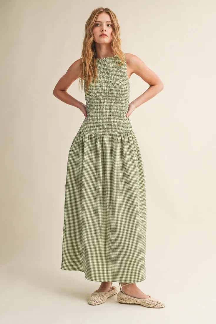 Calla Dress in Green