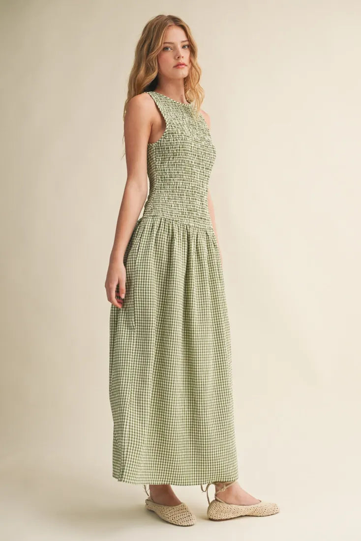 Calla Dress in Green