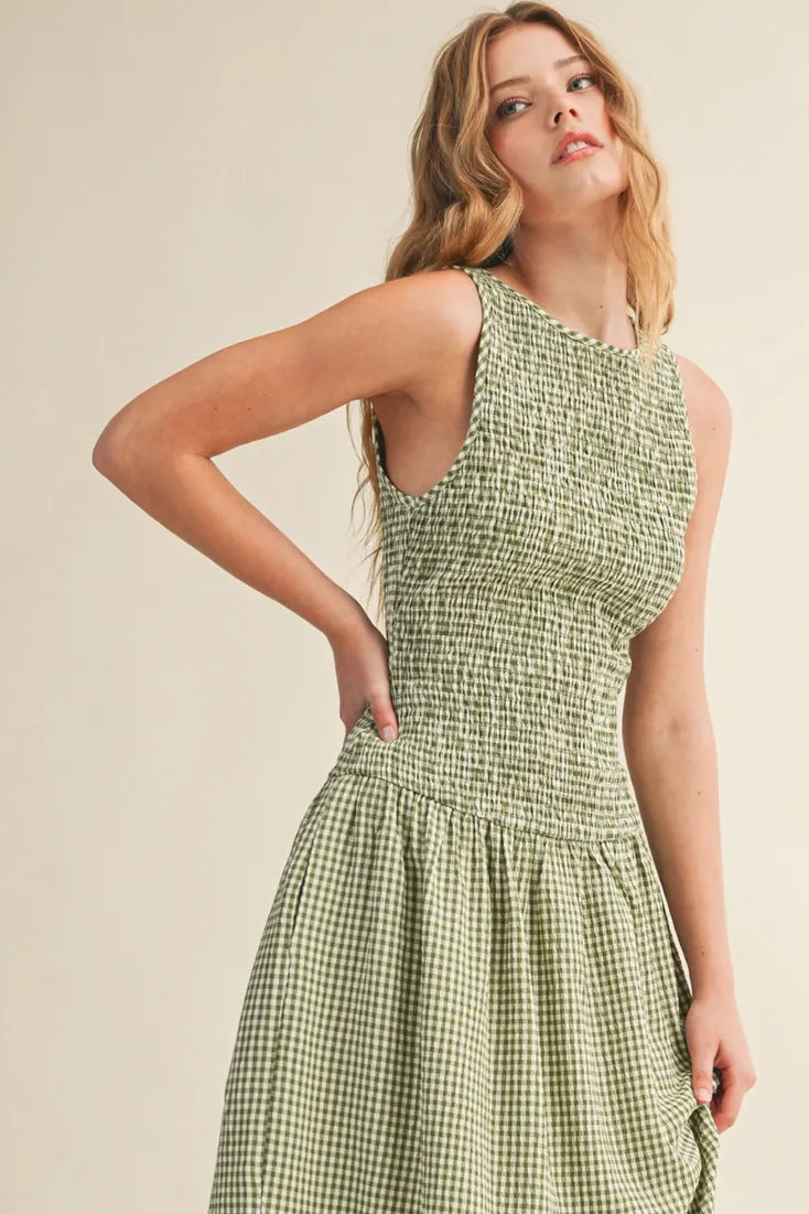Calla Dress in Green