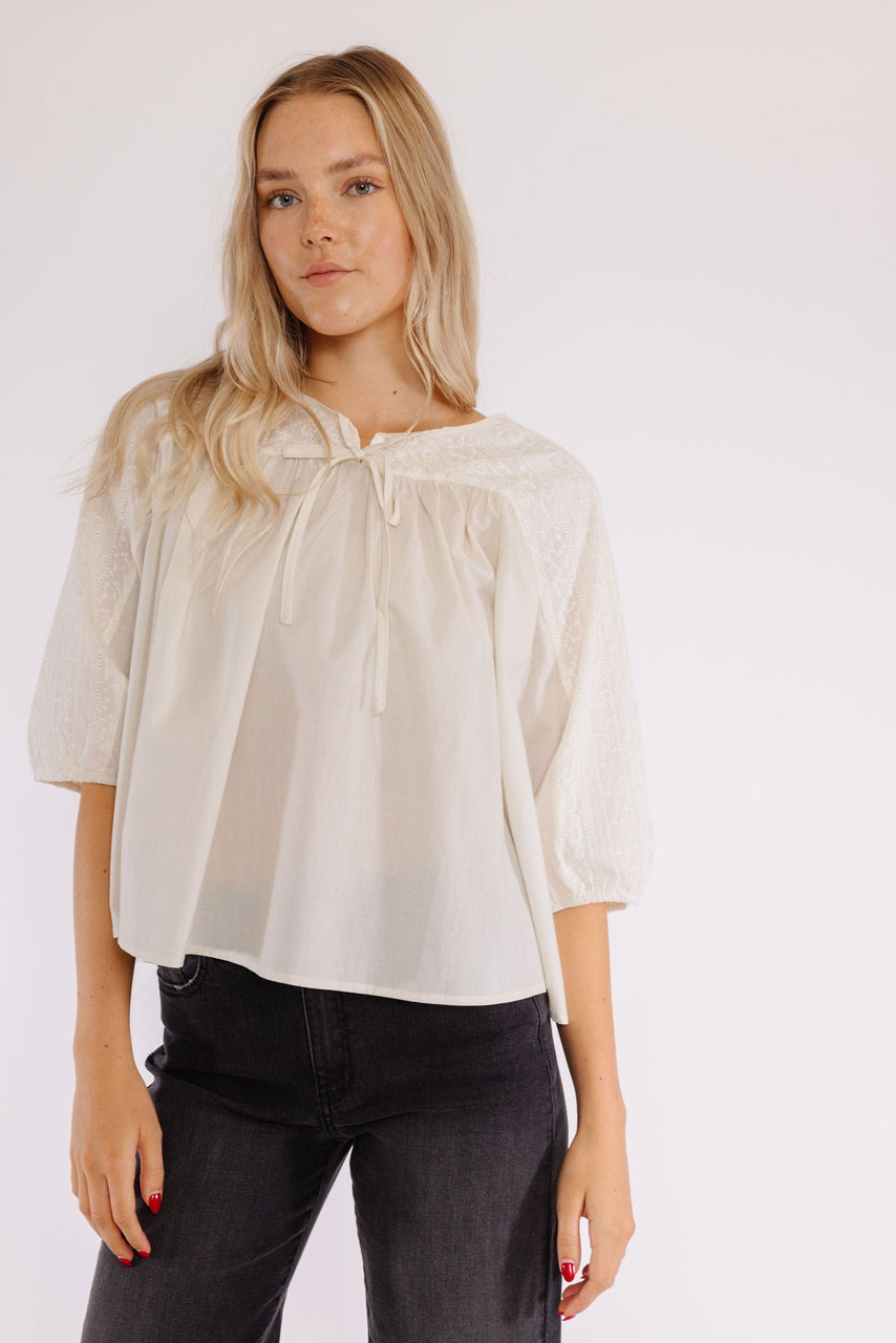 Callie Mae Blouse in Natural