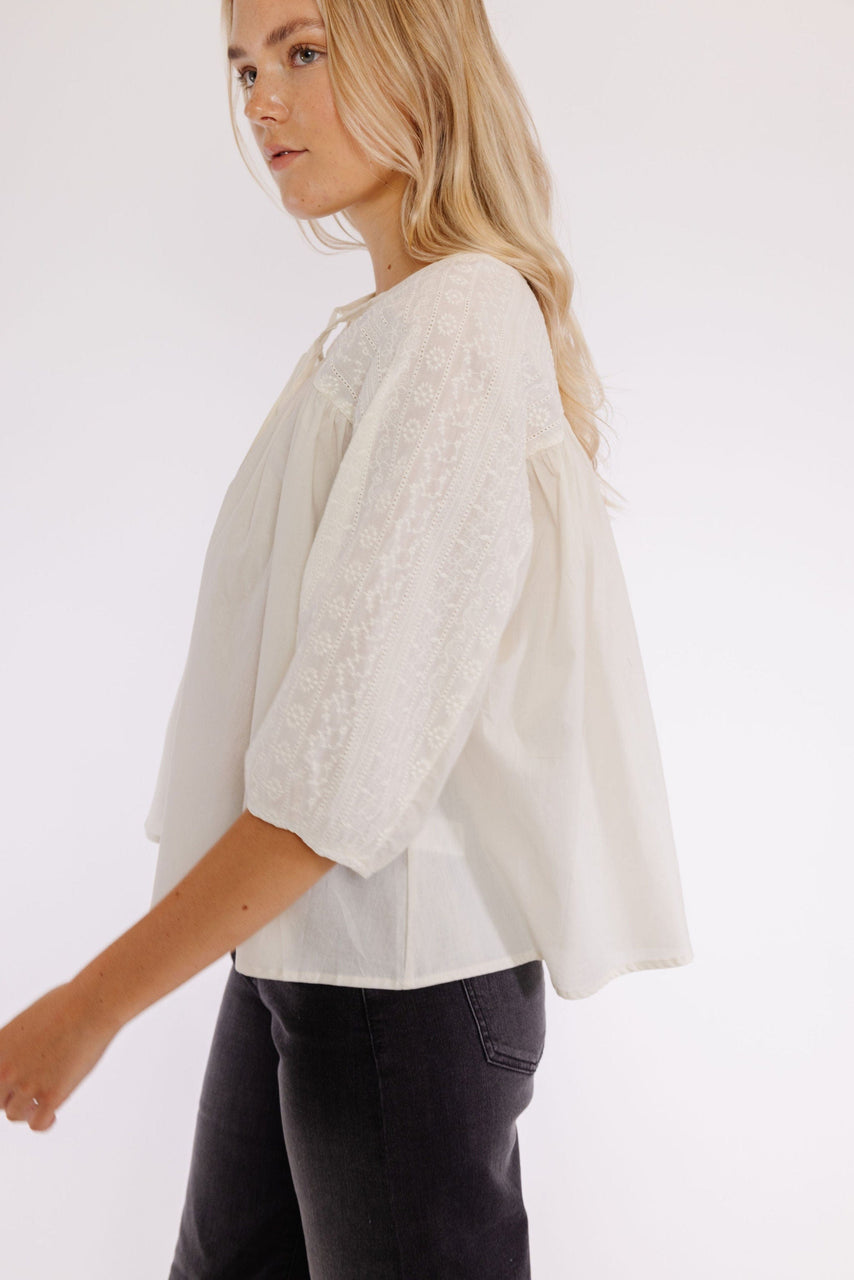 Callie Mae Blouse in Natural