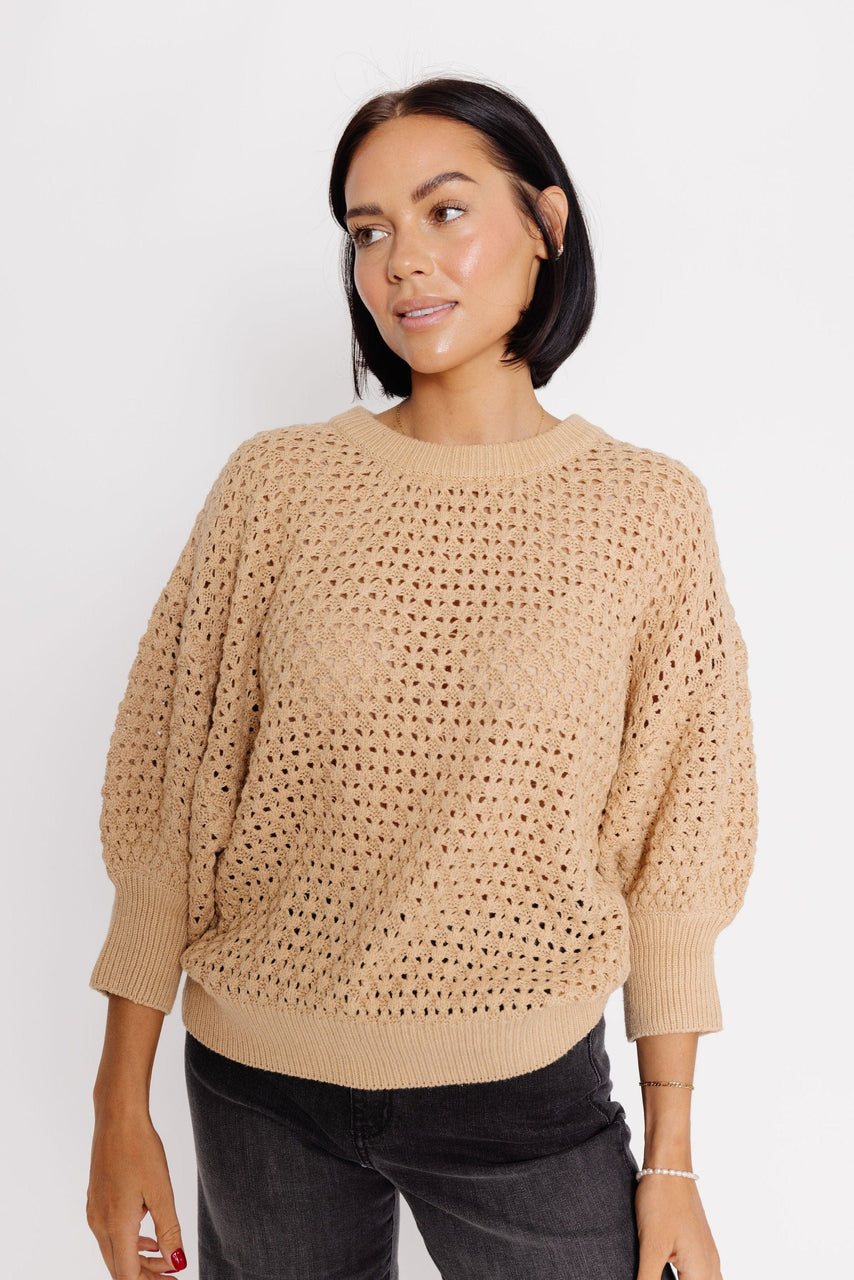 Chamomile Sweater in Taupe