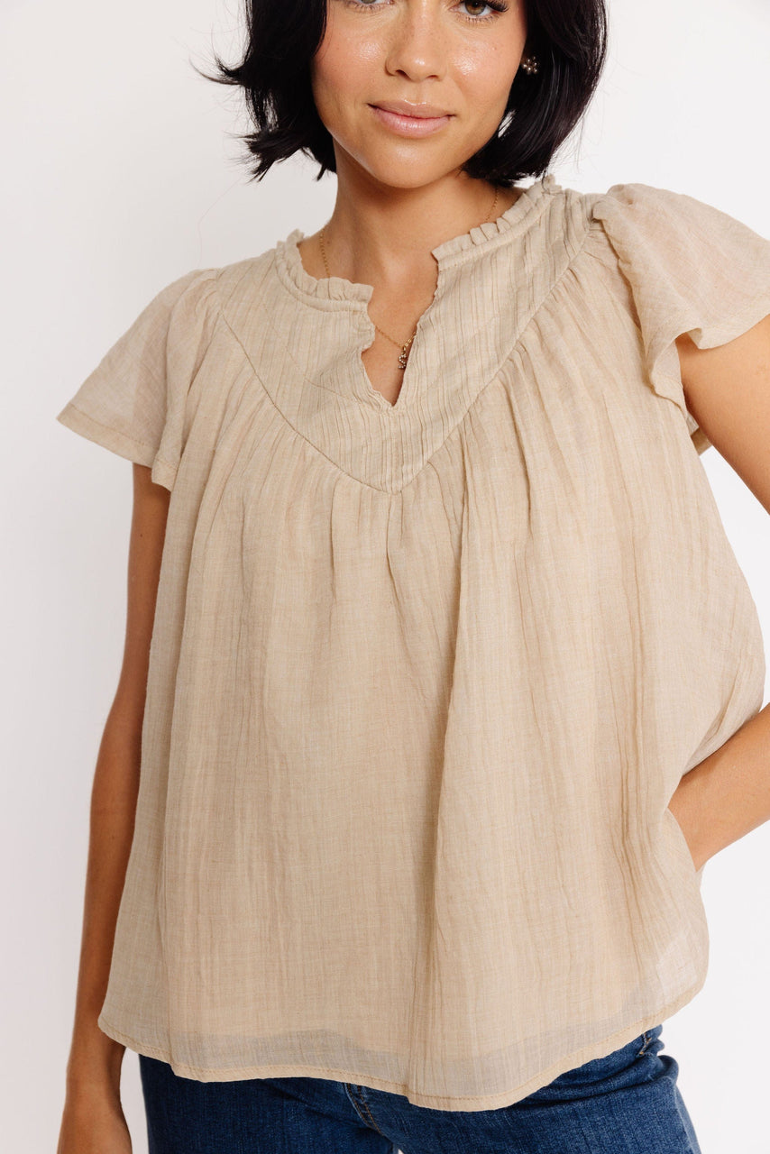 Chelle Blouse in Coconut