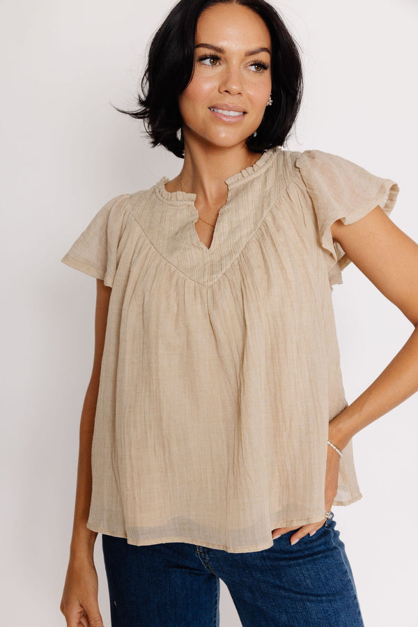 Chelle Blouse in Coconut