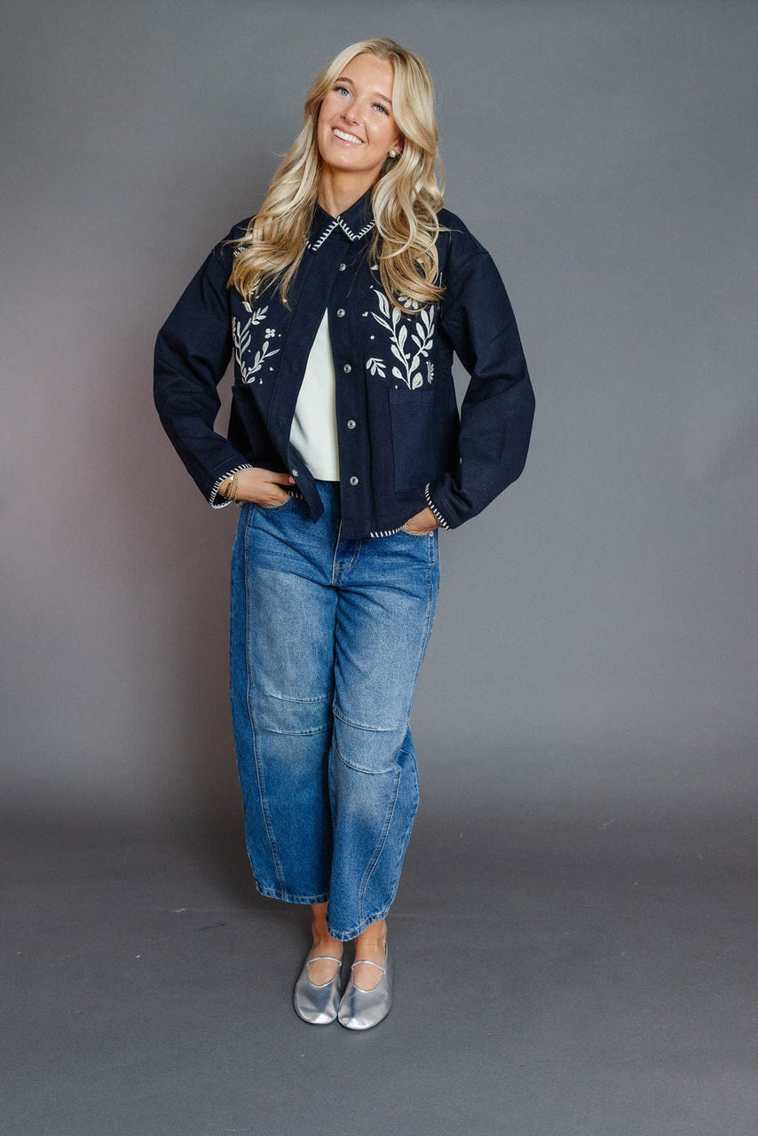 Avett Folk Jacket Navy