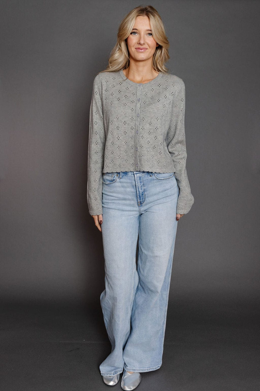 Carmela Cardigan in Grey