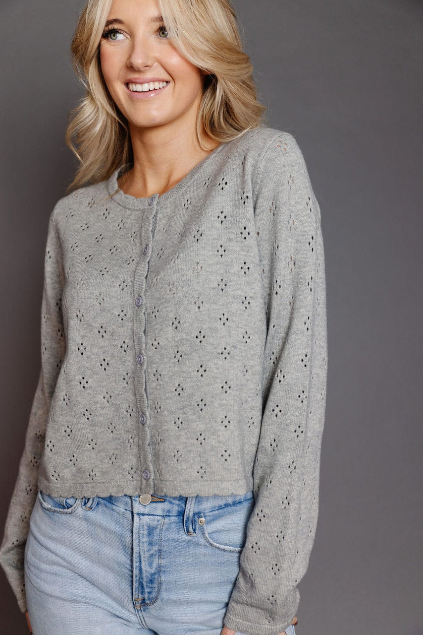 Carmela Cardigan in Grey