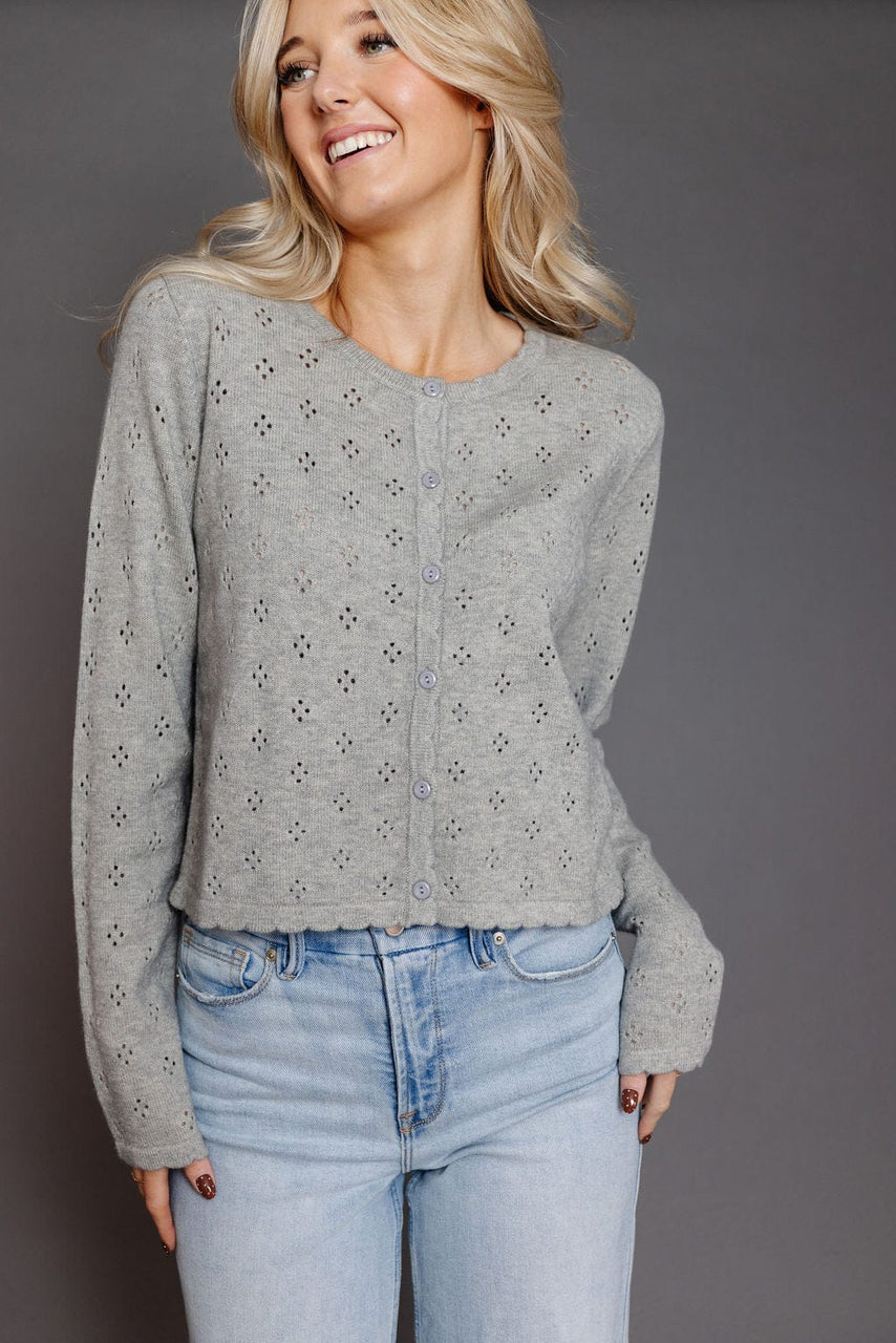 Carmela Cardigan in Grey