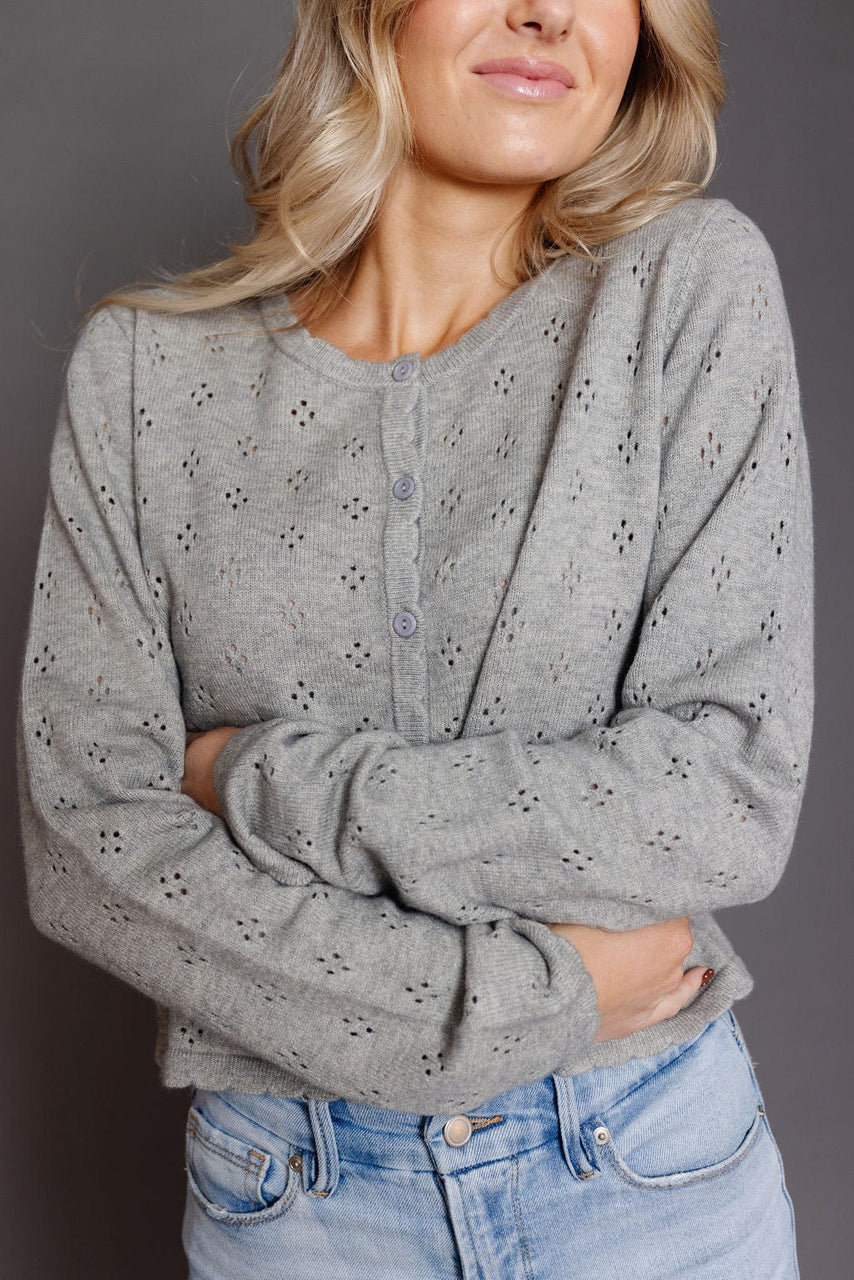 Carmela Cardigan in Grey