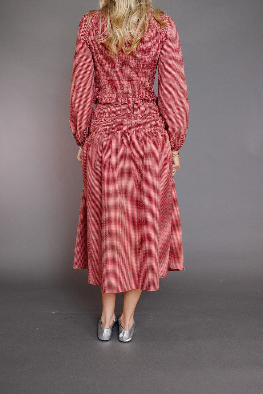 Gisele Skirt in Red Gingham