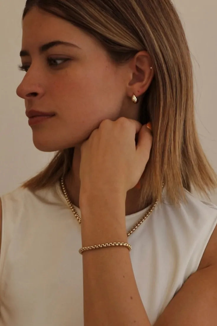 Dome Earrings in Gold by Katie Waltman