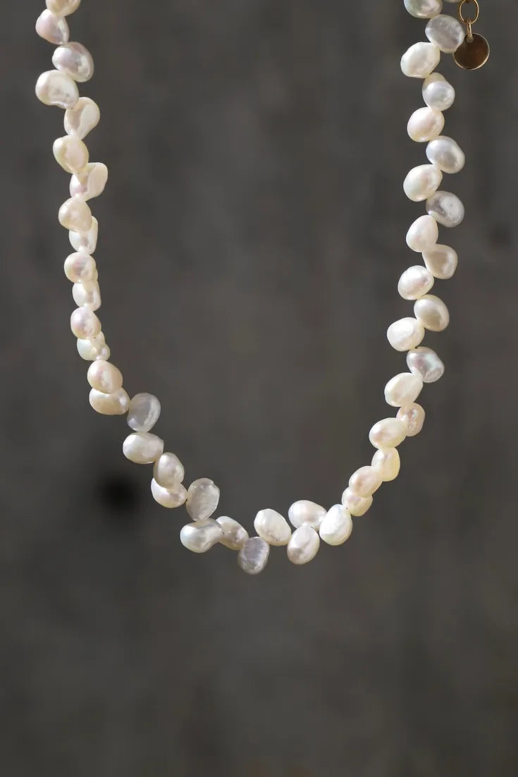 Drift Pearl Beaded Necklace by Katie Waltman