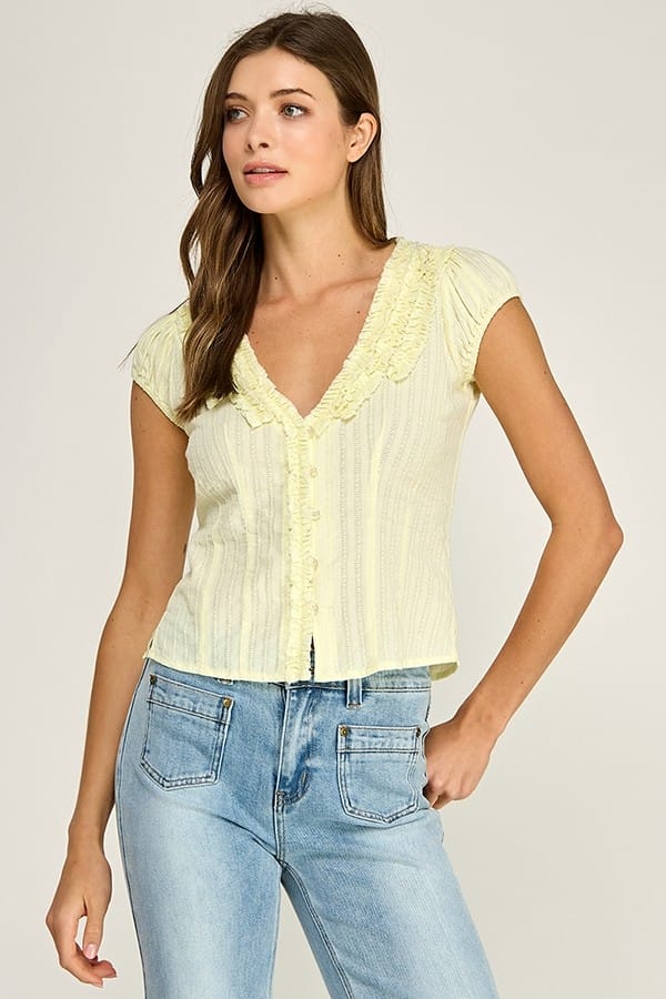 Dustyn Blouse in Butter