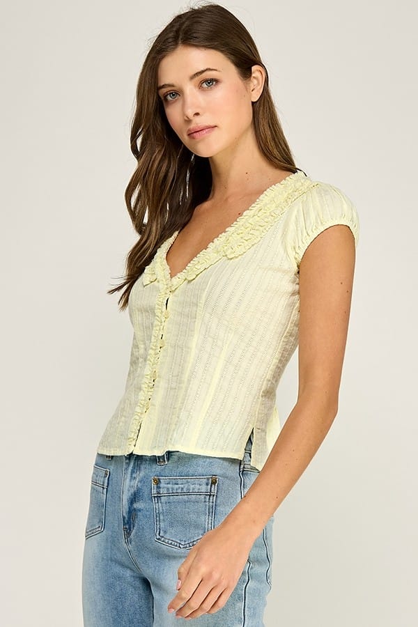 Dustyn Blouse in Butter