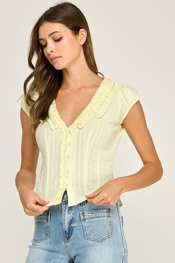 Dustyn Blouse in Butter