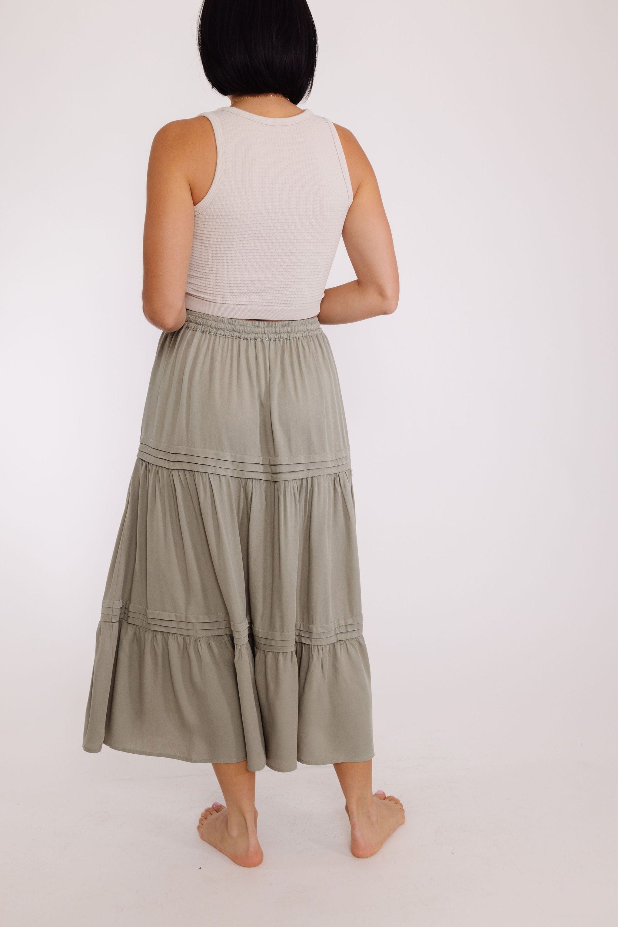 Breezy Bliss Boho Prairie Skirt