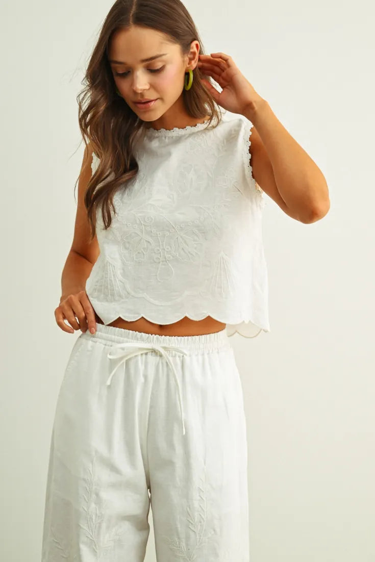 EmmyLou Blouse in Off White