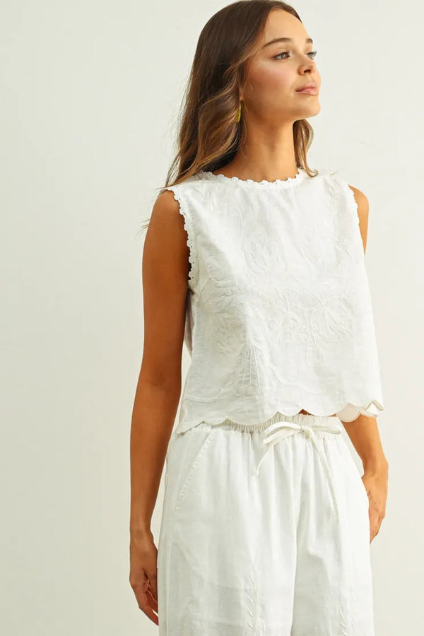 EmmyLou Blouse in Off White
