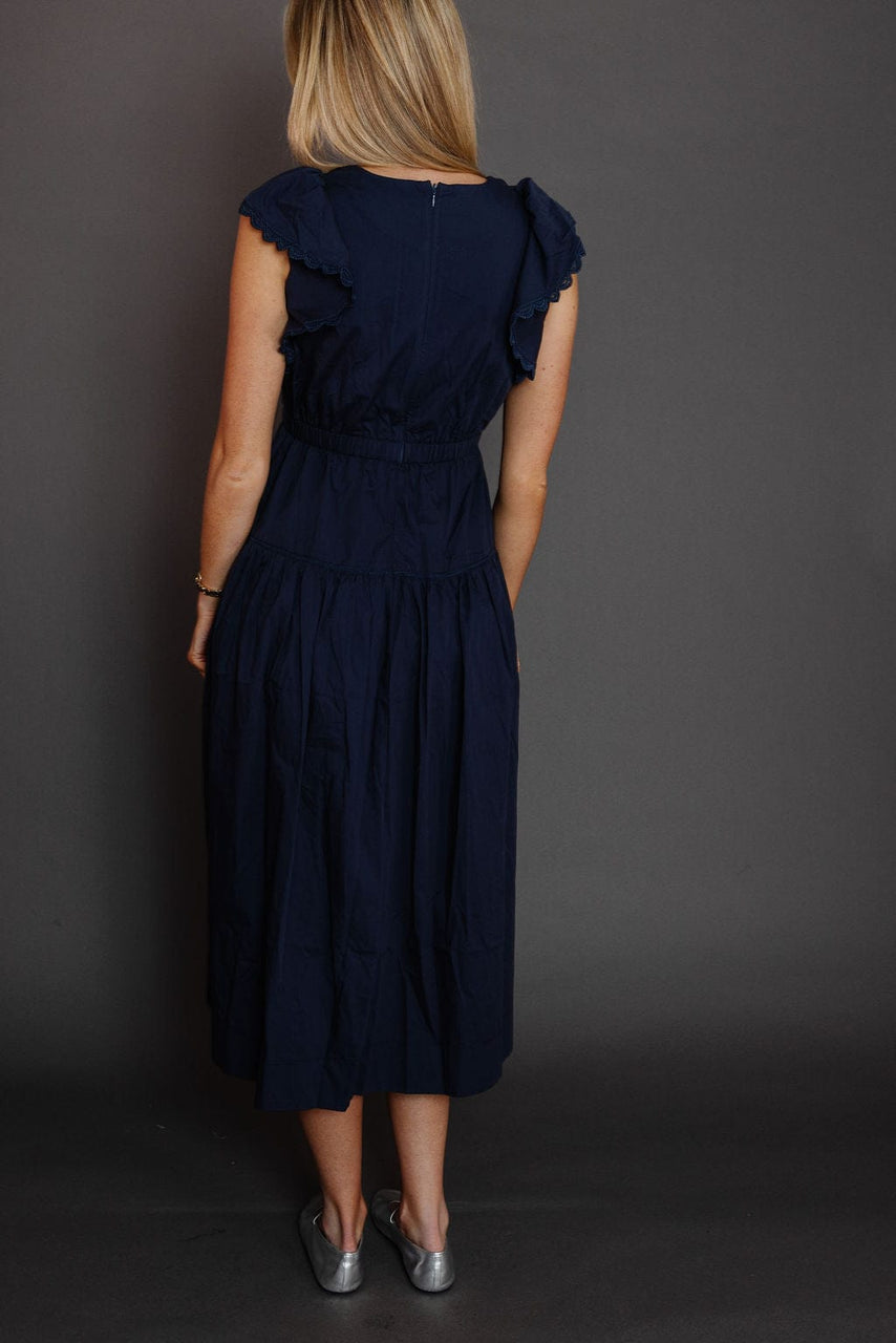 Ensley Dress in Navy