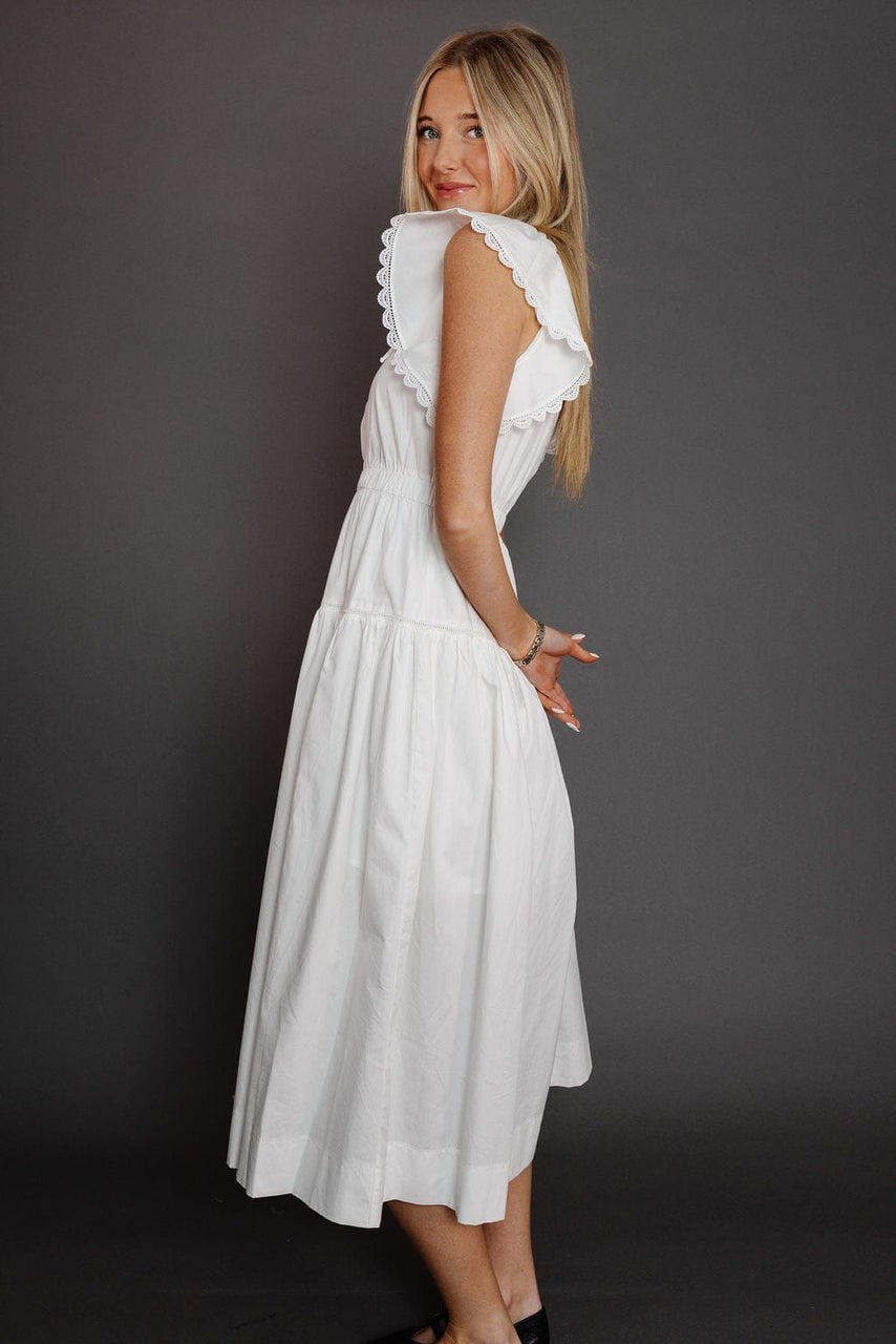 Ensley Dress in Off White